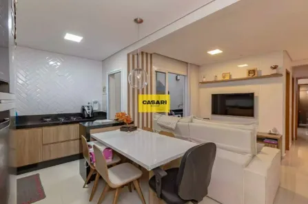 Apartamento com 2 Quartos à venda, 68m² no Vila Valparaíso, Santo André