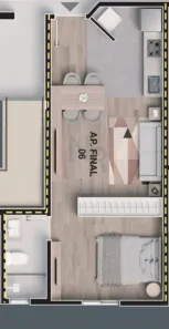 Apartamento com 1 Quarto à venda, 33m² no Portão, Curitiba