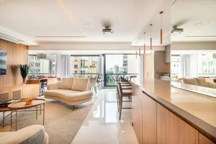 Apartamento com 3 Quartos para alugar, 158m² no Itaim Bibi, São Paulo