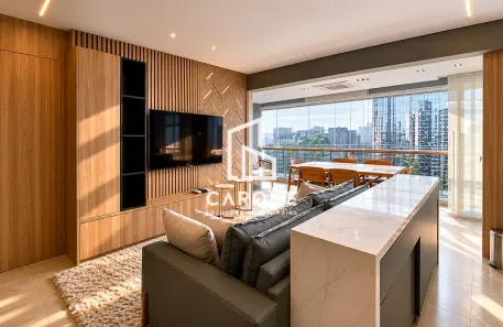 Apartamento com 1 Quarto para alugar, 54m² no Vila Olímpia, São Paulo