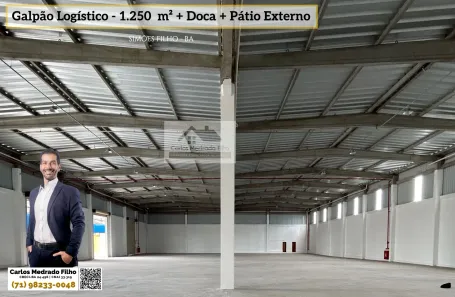 Galpão/Depósito/Armazém para alugar, 1250m² no , Simões Filho