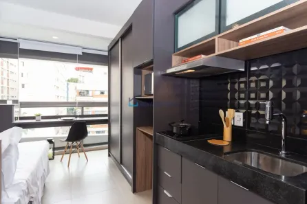 Apartamento com 1 Quarto para alugar, 21m² no Pinheiros, São Paulo