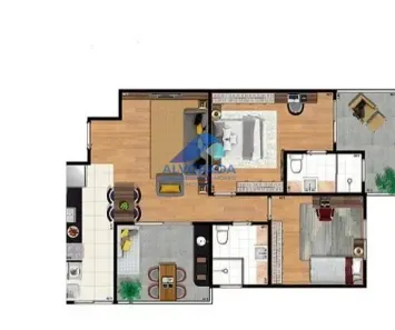 Apartamento com 2 Quartos à venda, 75m² no Parque Residencial Aquarius, São José dos Campos