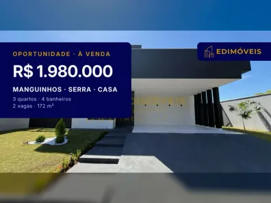 Casa com 3 Quartos à venda, 172m² no Manguinhos, Serra