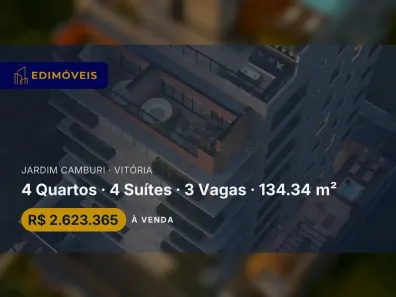Apartamento com 4 Quartos à venda, 134m² no Jardim Camburi, Vitória