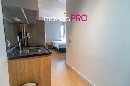 Apartamento com 1 Quarto para alugar, 30m² no Indianópolis, São Paulo