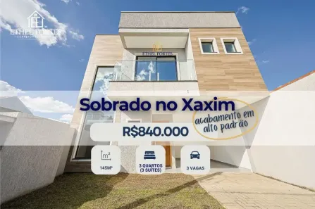 Sobrado com 3 Quartos à venda, 145m² no Xaxim, Curitiba