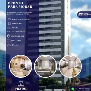 Apartamento com 3 Quartos à venda, 87m² no Prado, Recife