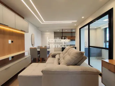 Apartamento com 1 Quarto para alugar, 49m² no Além Ponte, Sorocaba