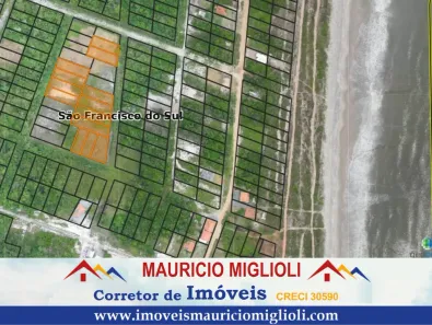 Lote/Terreno à venda, 360m² no Praia do Ervino, São Francisco do Sul