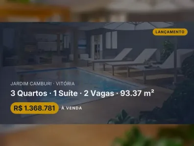 Apartamento com 3 Quartos à venda, 93m² no Jardim Camburi, Vitória
