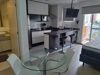 Apartamento com 1 Quarto para alugar, 36m² no Brooklin Paulista, São Paulo