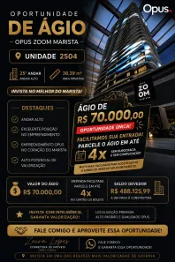 Apartamento com 1 Quarto à venda, 38m² no Setor Marista, Goiânia