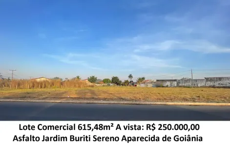 Lote/Terreno à venda, 615m² no Jardim Buriti Sereno, Aparecida de Goiânia