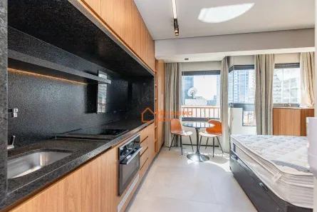 Apartamento com 1 Quarto para alugar, 24m² no Jardim Paulista, São Paulo