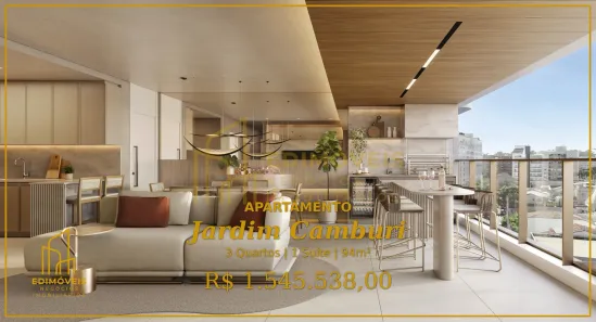 Apartamento com 3 Quartos à venda, 94m² no Jardim Camburi, Vitória