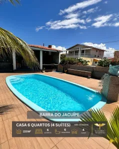 Casa com 6 Quartos à venda, 220m² no Barra do Jacuípe (Monte Gordo), Camaçari