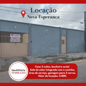 Casa com 2 Quartos para alugar, 125m² no Nova Esperança, Rio Branco