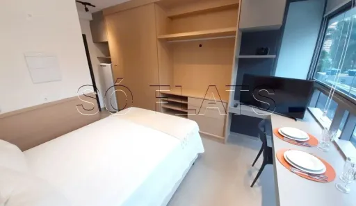 Flat com 1 Quarto para alugar, 20m² no Pinheiros, São Paulo