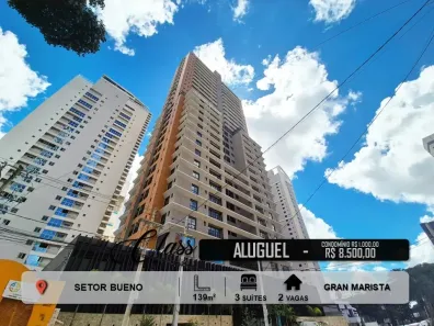 Apartamento com 3 Quartos para alugar, 139m² no Setor Marista, Goiânia