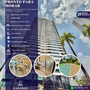 Apartamento com 2 Quartos à venda, 56m² no Caxangá, Recife