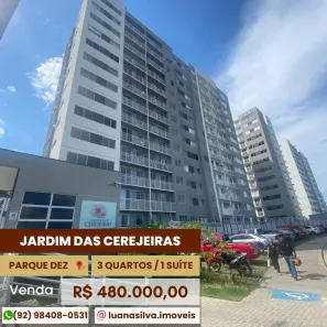 Apartamento com 3 Quartos à venda, 61m² no Parque 10 de Novembro, Manaus