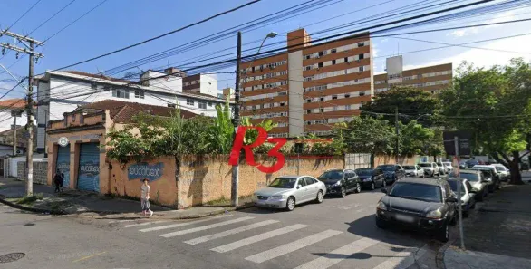 Lote/Terreno para alugar, 550m² no Encruzilhada, Santos