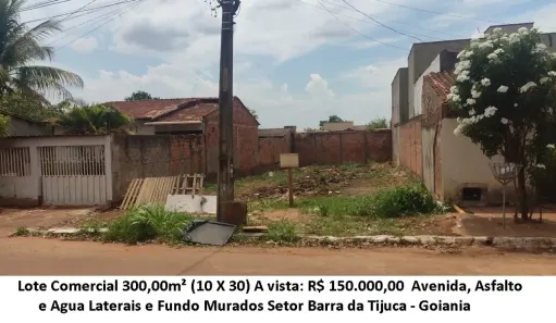 Lote/Terreno à venda, 300m² no Setor Barra da Tijuca, Goiânia