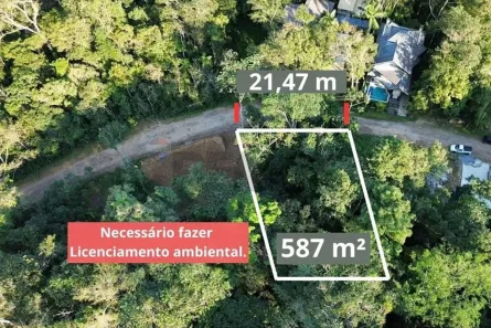 Lote/Terreno à venda, 587m² no Park Imperial, Caraguatatuba