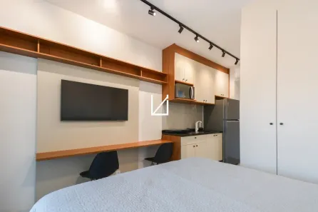 Apartamento com 1 Quarto para venda ou aluguel, 23m² no Pinheiros, São Paulo