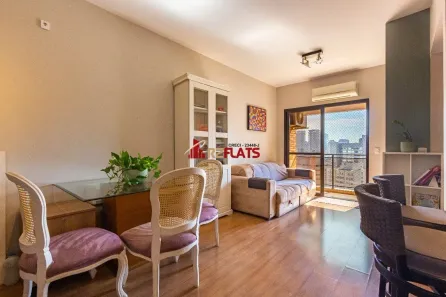 Flat com 1 Quarto para alugar, 43m² no Vila Nova Conceição, São Paulo