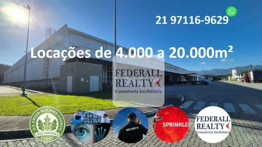 Galpão/Depósito/Armazém para alugar, 4104m² no Mantiquira, Duque de Caxias