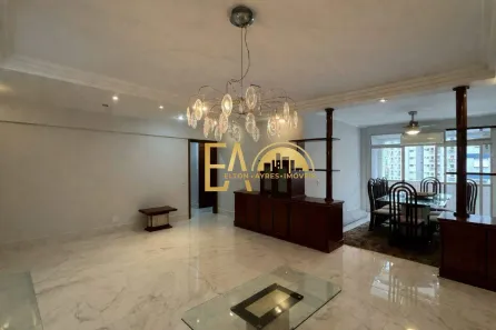 Apartamento com 3 Quartos para alugar, 180m² no Ponta da Praia, Santos