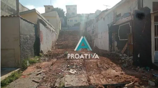 Lote/Terreno à venda, 280m² no Vila Humaitá, Santo André