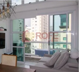 Apartamento com 1 Quarto para venda ou aluguel, 45m² no Indianópolis, São Paulo