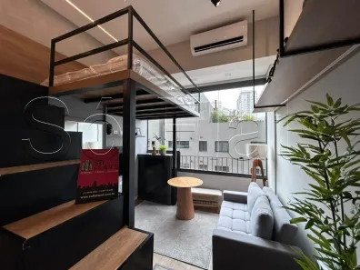 Apartamento com 1 Quarto para alugar, 24m² no Jardim das Acácias, São Paulo