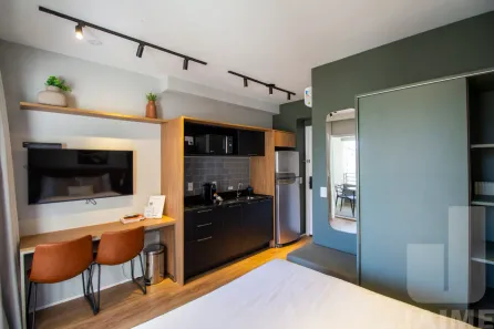 Apartamento com 1 Quarto para venda ou aluguel, 24m² no Perdizes, São Paulo