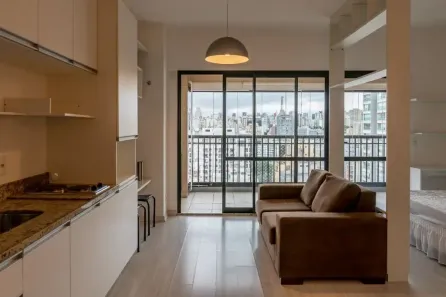 Apartamento com 1 Quarto para alugar, 42m² no Bela Vista, São Paulo