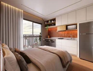 Apartamento com 1 Quarto à venda, 18m² no Sumaré, São Paulo