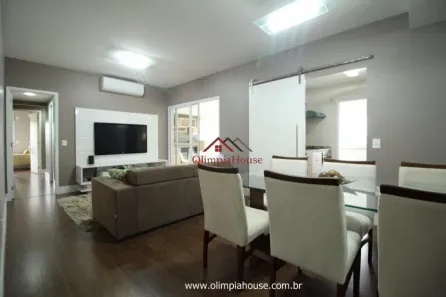 Apartamento com 3 Quartos para alugar, 108m² no Cidade Monções, São Paulo