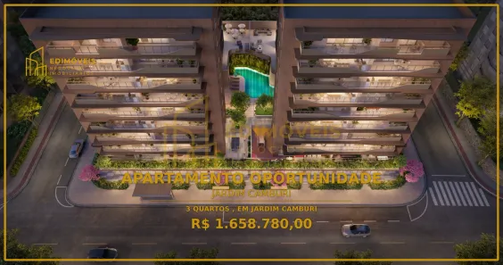 Apartamento com 3 Quartos à venda, 103m² no Jardim Camburi, Vitória