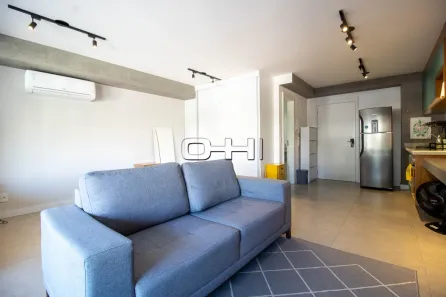 Apartamento com 1 Quarto para alugar, 52m² no Brooklin Paulista, São Paulo