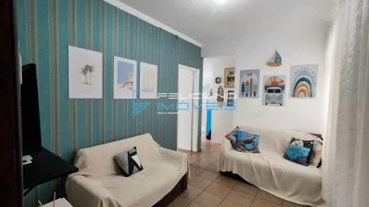 Apartamento com 1 Quarto à venda, 48m² no Canto do Forte, Praia Grande