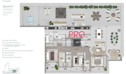 Apartamento com 3 Quartos à venda, 286m² no Indianópolis, São Paulo