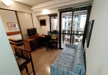 Flat com 1 Quarto para alugar, 37m² no Moema, São Paulo