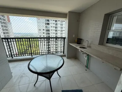 Apartamento com 3 Quartos para alugar, 90m² no Ponta Negra, Manaus