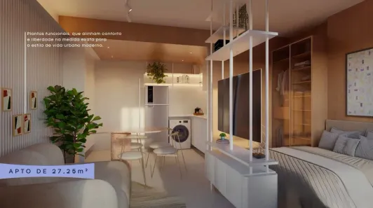 Apartamento com 1 Quarto à venda, 25m² no Boa Viagem, Recife