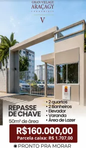 Apartamento com 2 Quartos à venda, 50m² no Olho D'Água, São Luís