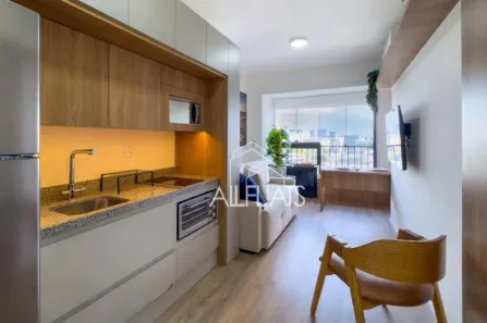 Apartamento com 1 Quarto para alugar, 30m² no Pinheiros, São Paulo