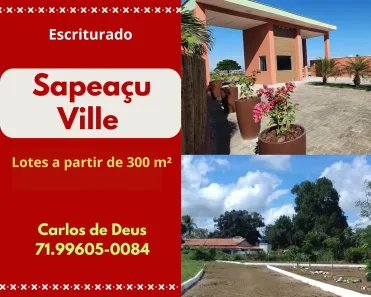 Lote/Terreno à venda, 300m² no , Sapeaçu